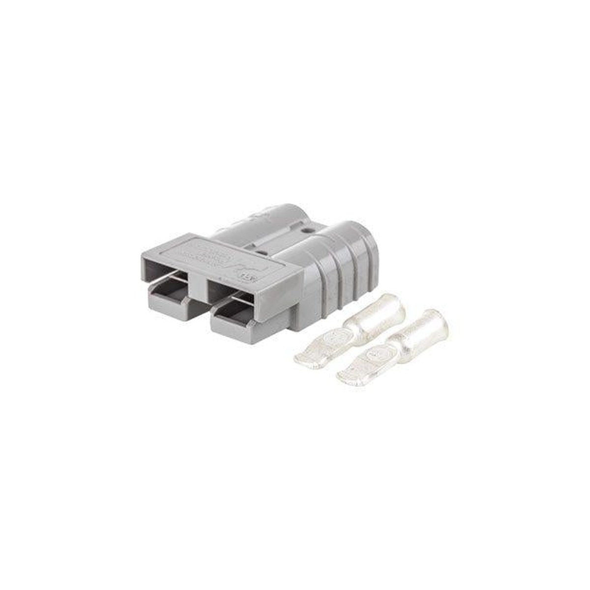 Thunder Flat 2 Pin Grey Anderson Connector 50A