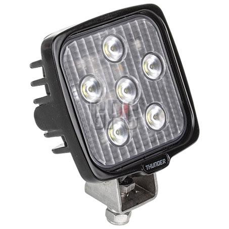 Thunder Work Light Sqaure 12/24V 6 LED 110mm