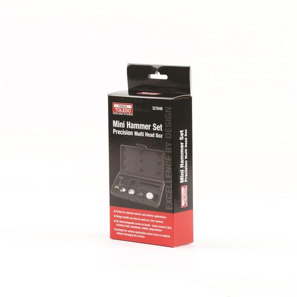 Toledo Mini Hammer Set Precision Multi Head 8oz 321046
