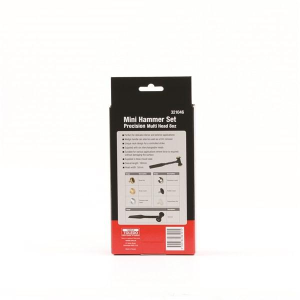 Toledo Mini Hammer Set Precision Multi Head 8oz 321046