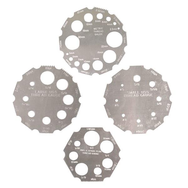 Toledo Thread Gauge Set 4 Pc 301064