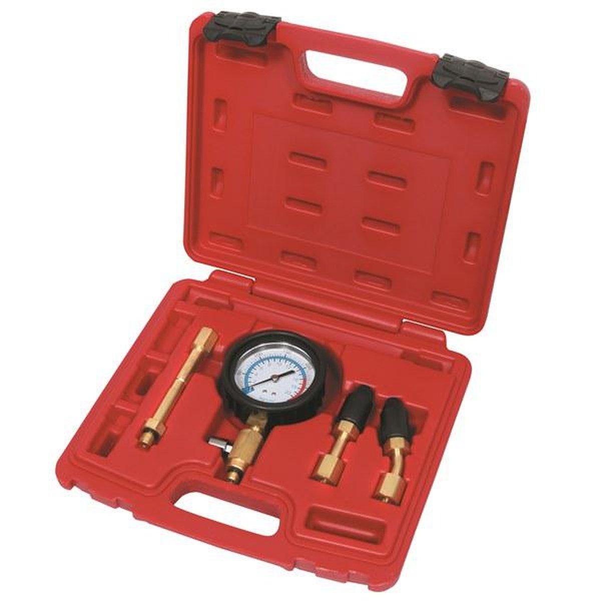 Toledo Compression Tester Kit Petrol Dual Scale 300psi 8 Pc 304009