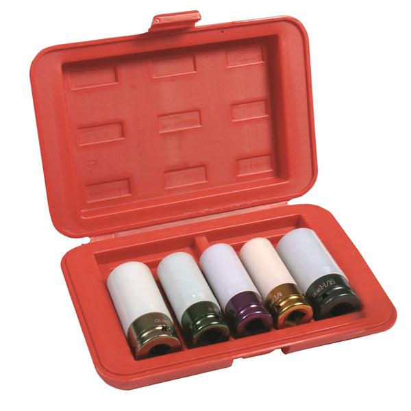 Toledo Wheel Nut Socket Set SAE 5 Pc 309400