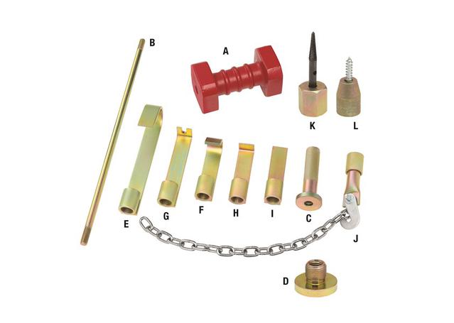 Toledo Slide Hammer Dent Removal Set 313036