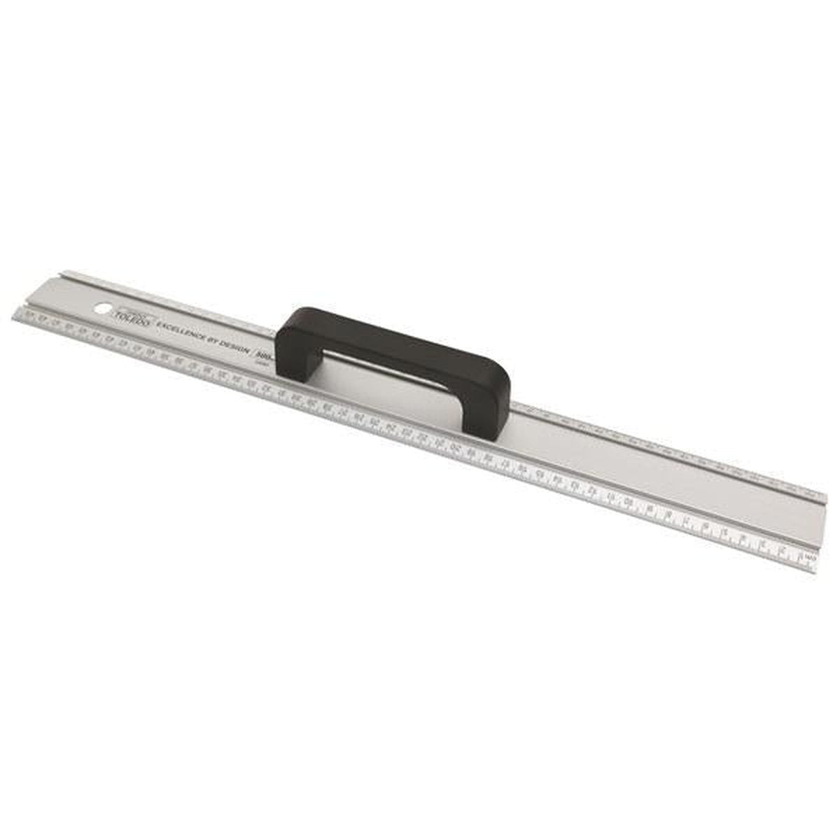 Toledo Cutting Ruler Aluminium W/Handle 500mm 322001