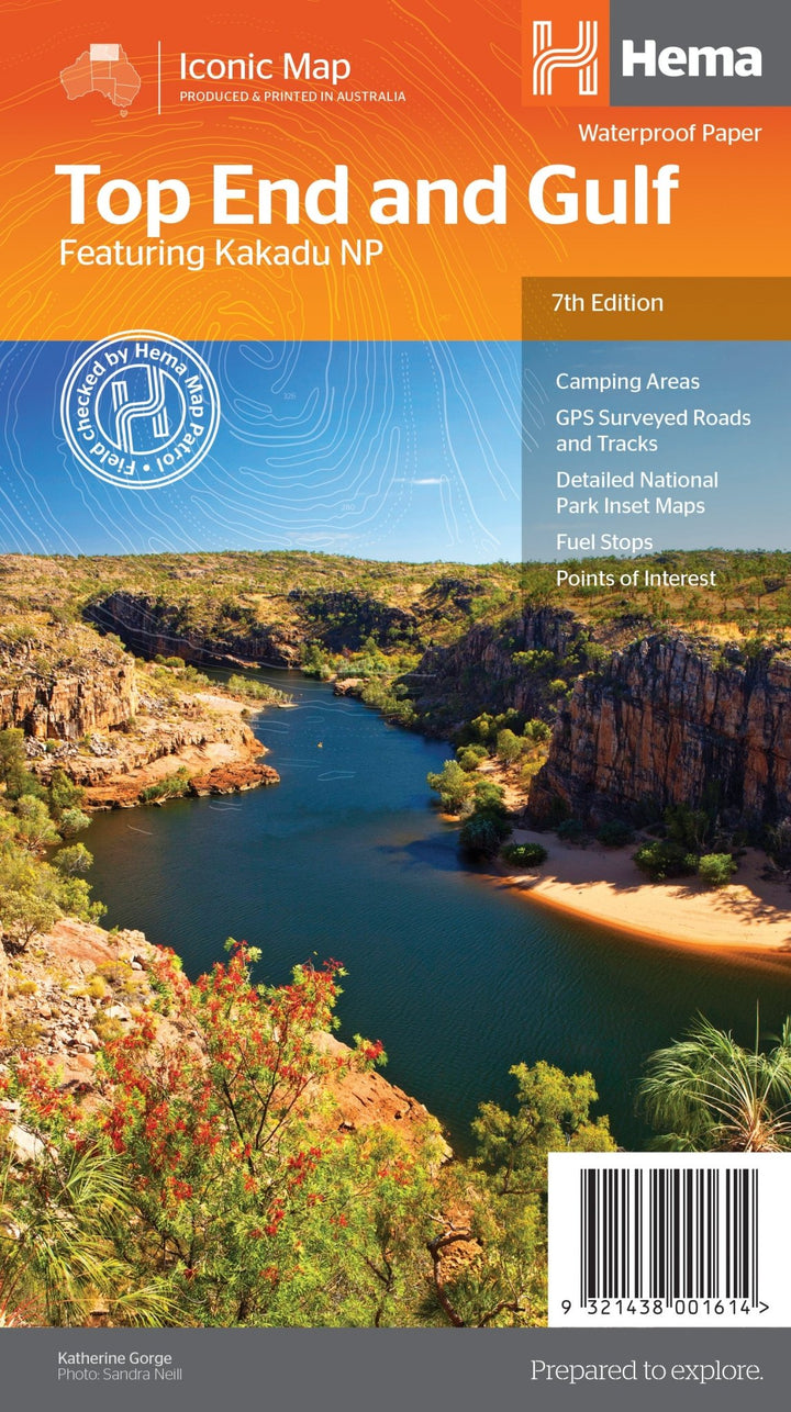 HEMA Maps Top End And Gulf Map Ed 7 9321438001614