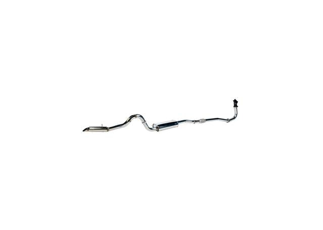 Torqit Turbo Back Exhaust 3 Inch fits Nissan Patrol GU 4.2L TD Wagon & Ute Coil Spring 12/1997-On HS8116SS
