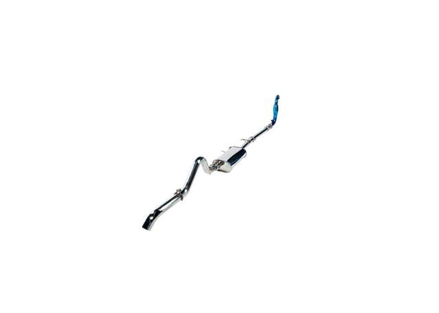 Torqit Turbo Back Exhaust 3 Inch fits Mitsubishi Triton ML/MN 2.5L TDI 4WD 06/2008-14 HS8118SS