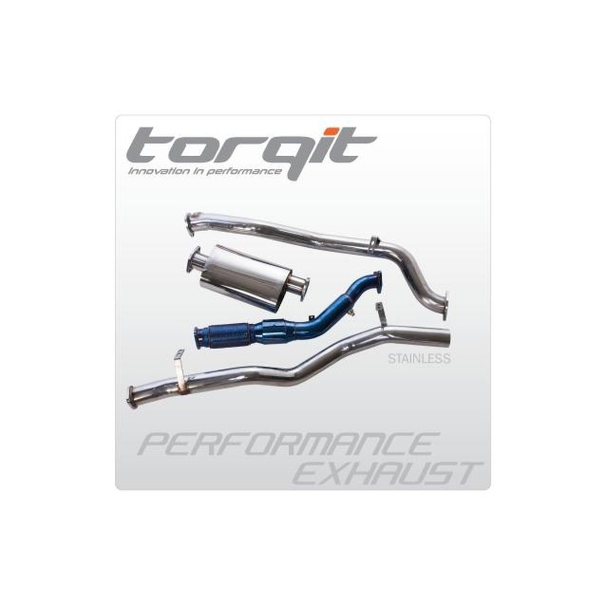 Torqit Turbo Back Exhaust 3 Inch fits Toyota Landcruiser 4.5L V8 TD Single Cab 03/2007-16 HS8005SS