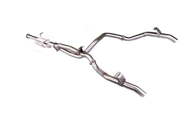 Torqit DPF Back Exhaust 3.5 Inch Twin Exit fits Toyota Landcruiser 79 Series 4.5L V8 TD Dual Cab 08/2016-On HS8148SS
