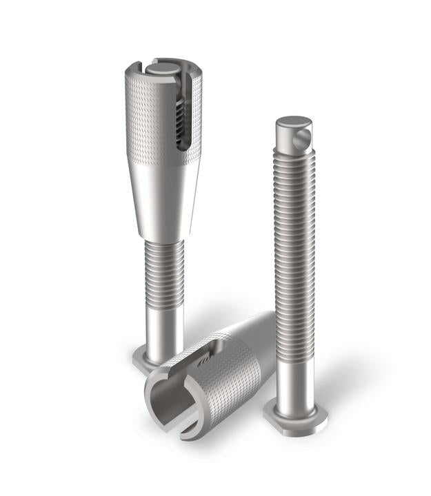 TRED Mounting Pins w/ Nut 115mm (Pair) T2SP115