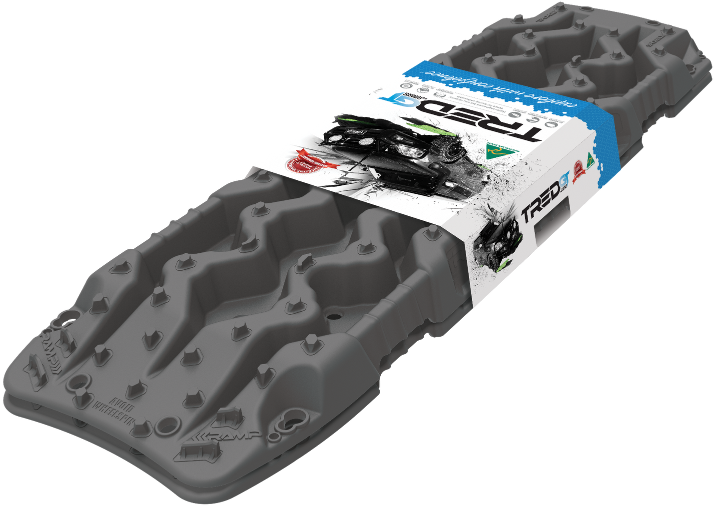 TRED GT Compact Recovery Boards - Gun Grey TREDCPGTGG