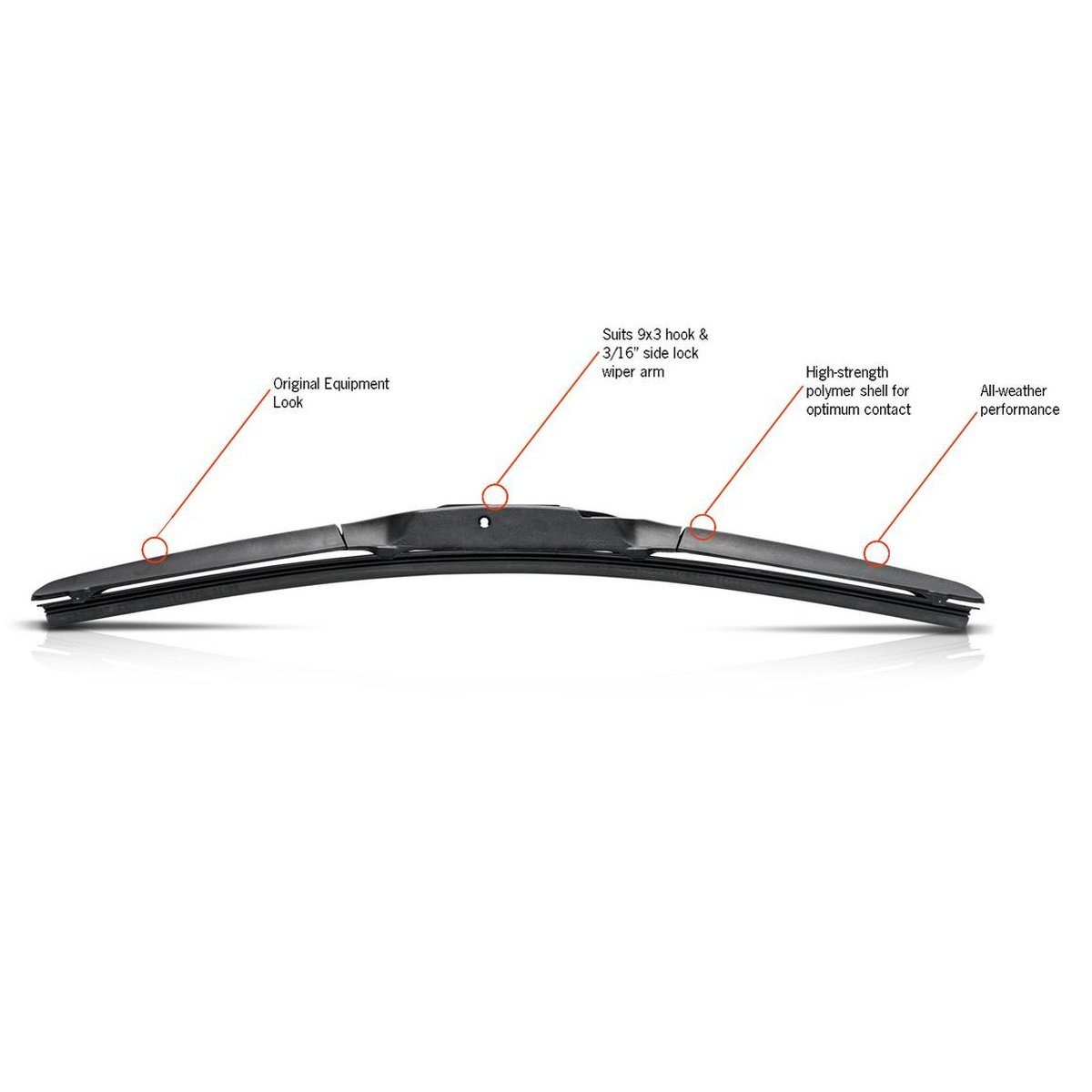 Trico Shield Wiper Blade 600mm HF600