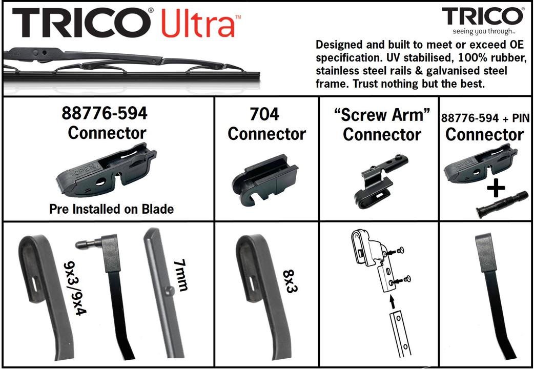 Trico Ultra Wiper Blade 560mm TB560