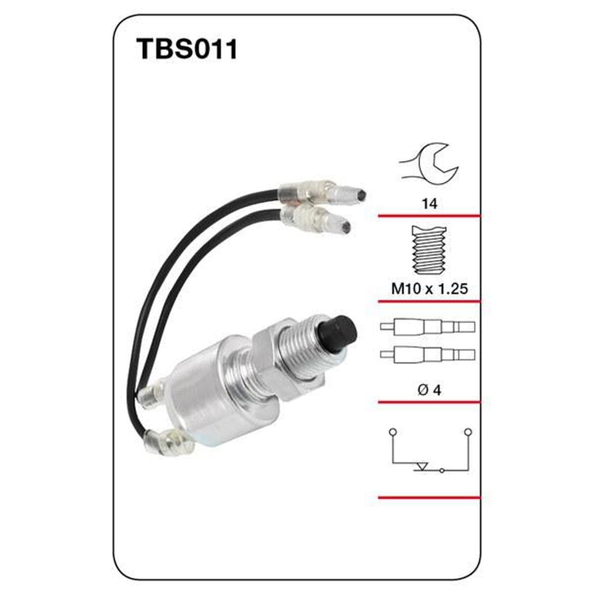 Tridon Brake Light switch TBS011