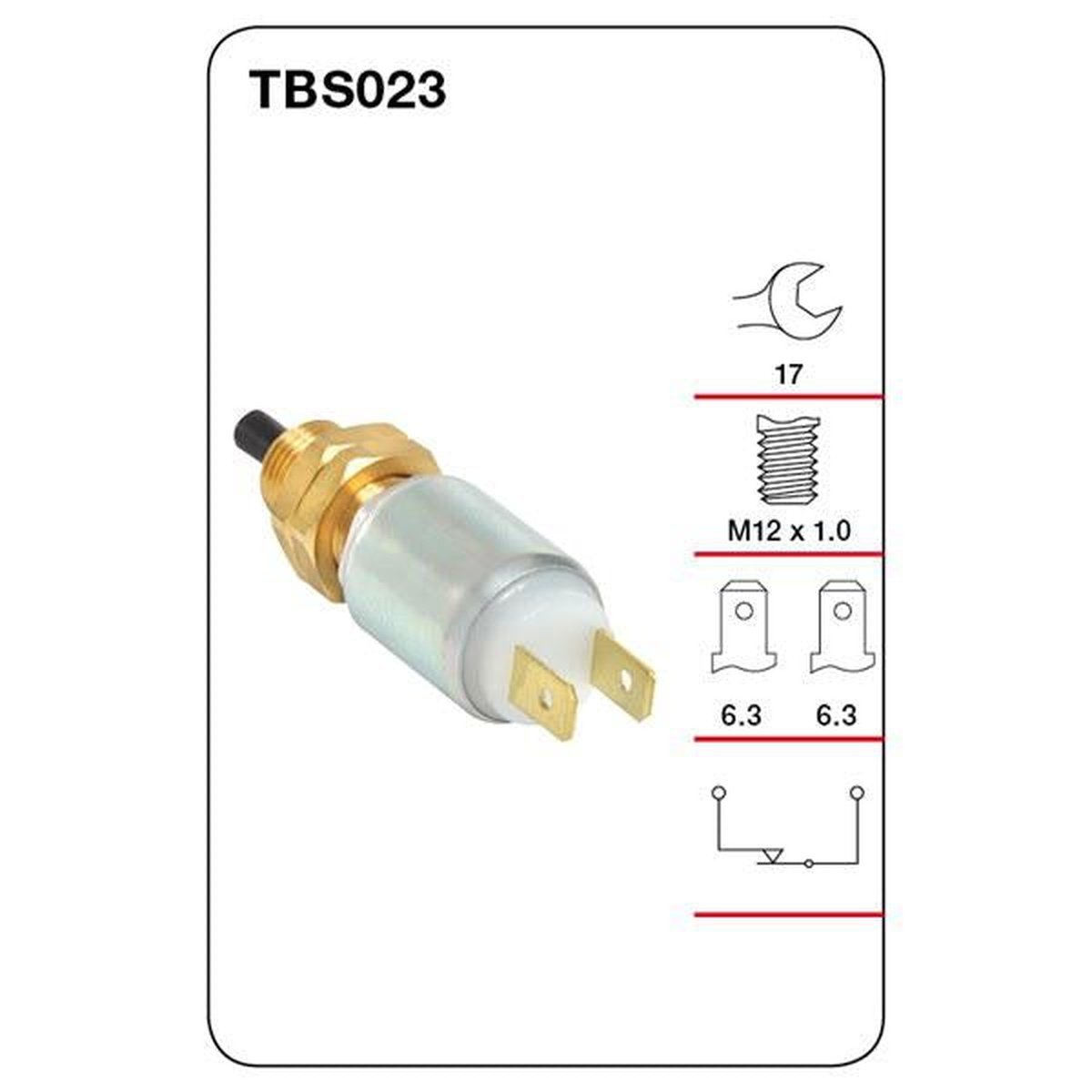 Tridon Brake Light switch TBS023