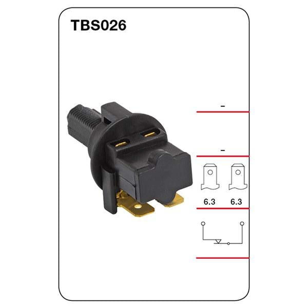 Tridon Brake Light switch TBS026