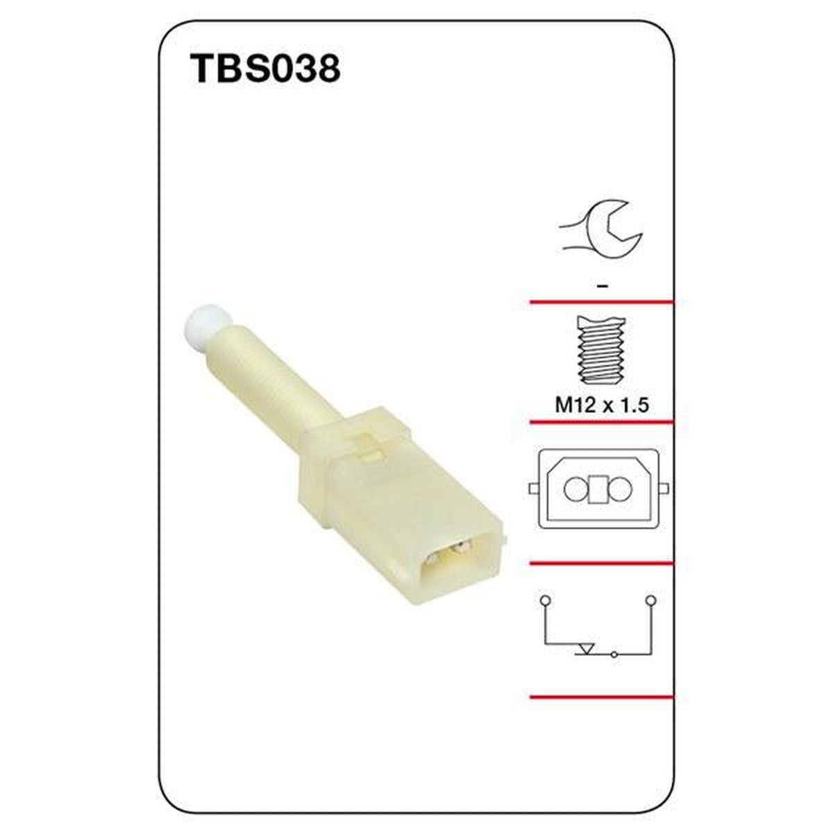Tridon Brake Light switch TBS038