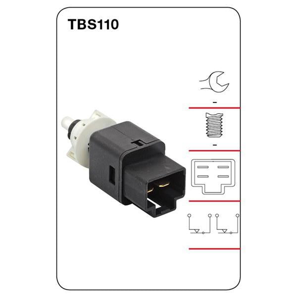 Tridon Brake Light Switch TBS110