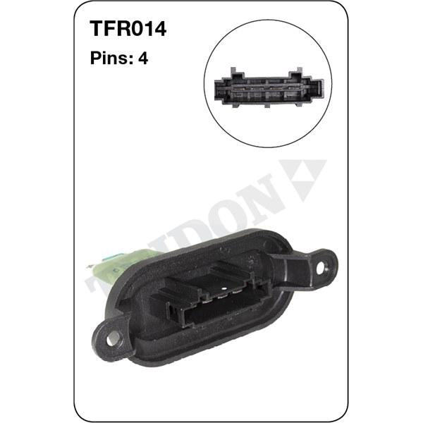 Tridon AC Blower Motor Resistor TFR014