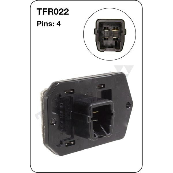 Tridon AC Blower Motor Resistor TFR022