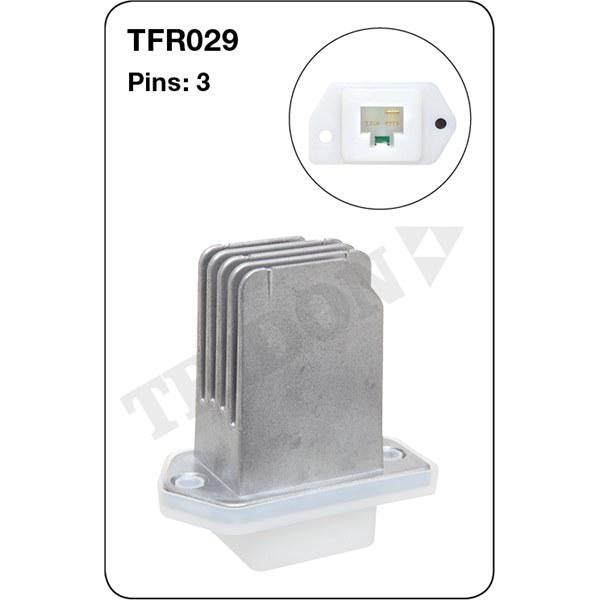 Tridon AC Blower Motor Resistor TFR029