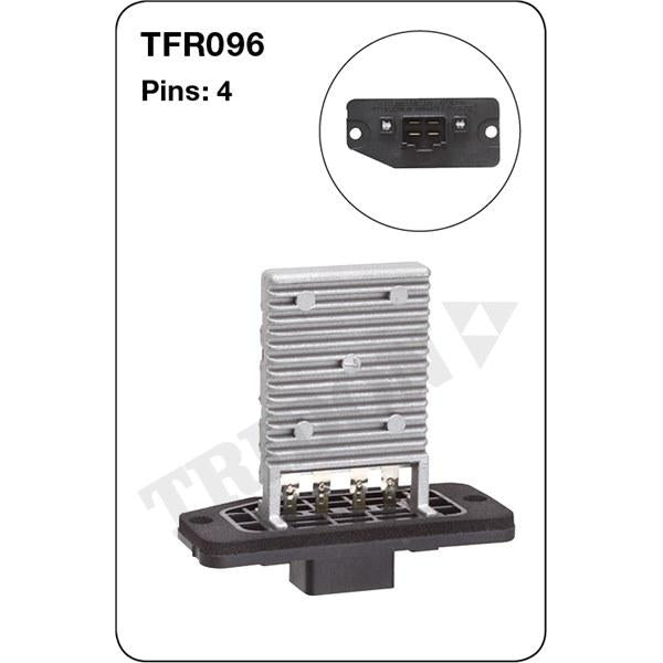 Tridon AC Blower Motor Resistor TFR096