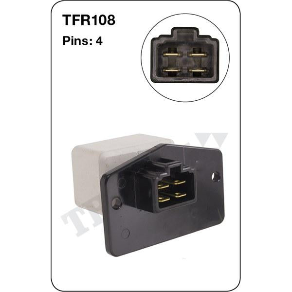 Tridon AC Blower Motor Resistor TFR108