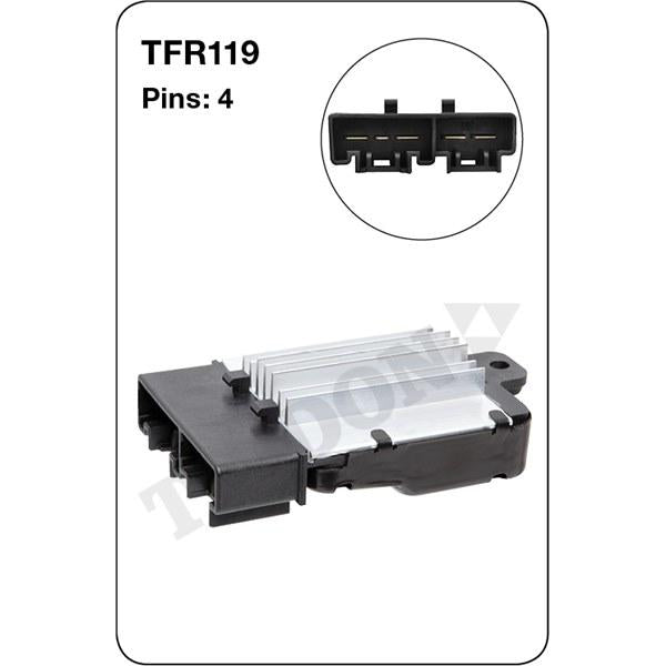 Tridon AC Blower Motor Resistor TFR119