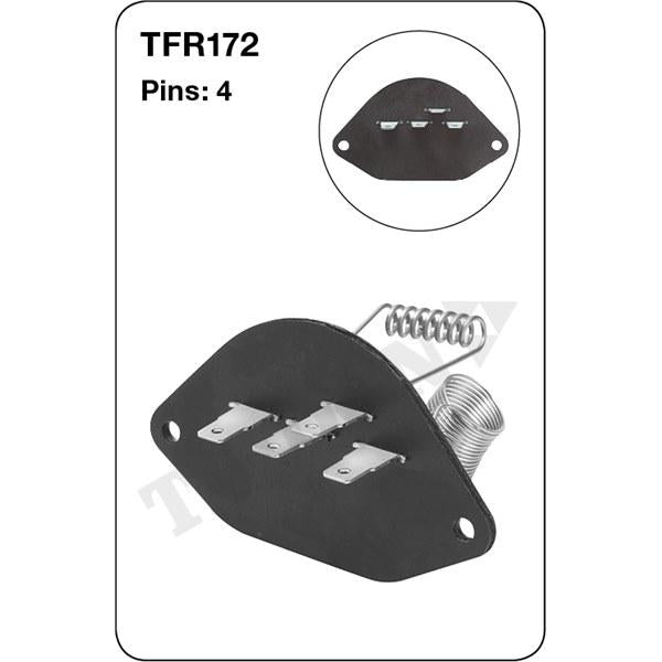 Tridon AC Blower Motor Resistor TFR172