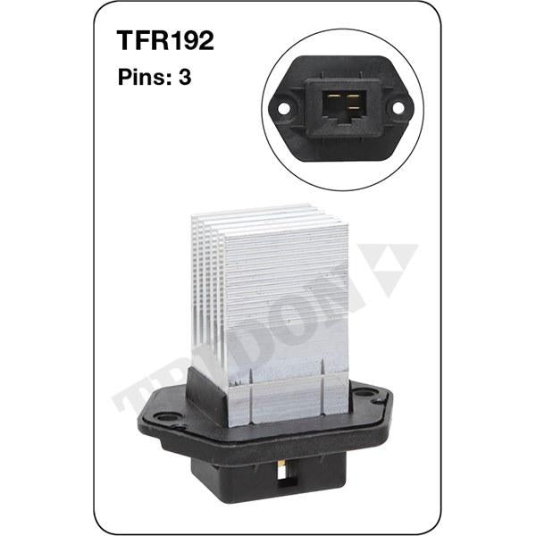 Tridon AC Blower Motor Resistor TFR192