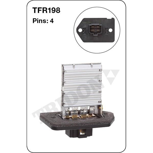 Tridon AC Blower Motor Resistor TFR198