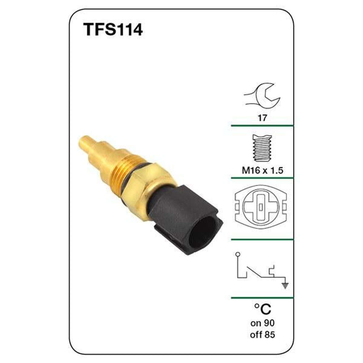 Tridon Thermo Fan Switch TFS114