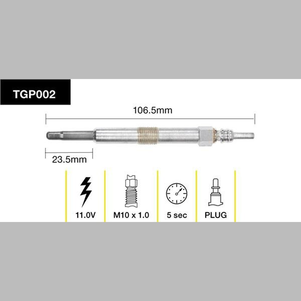 Tridon Glow Plug TGP002