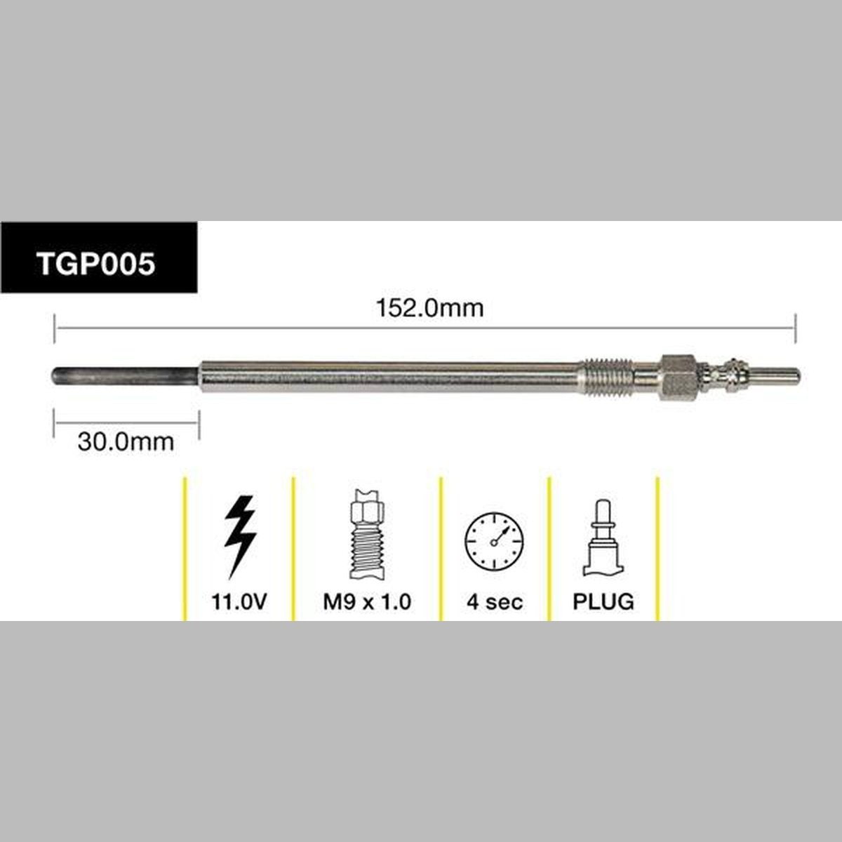 Tridon Glow Plug TGP005