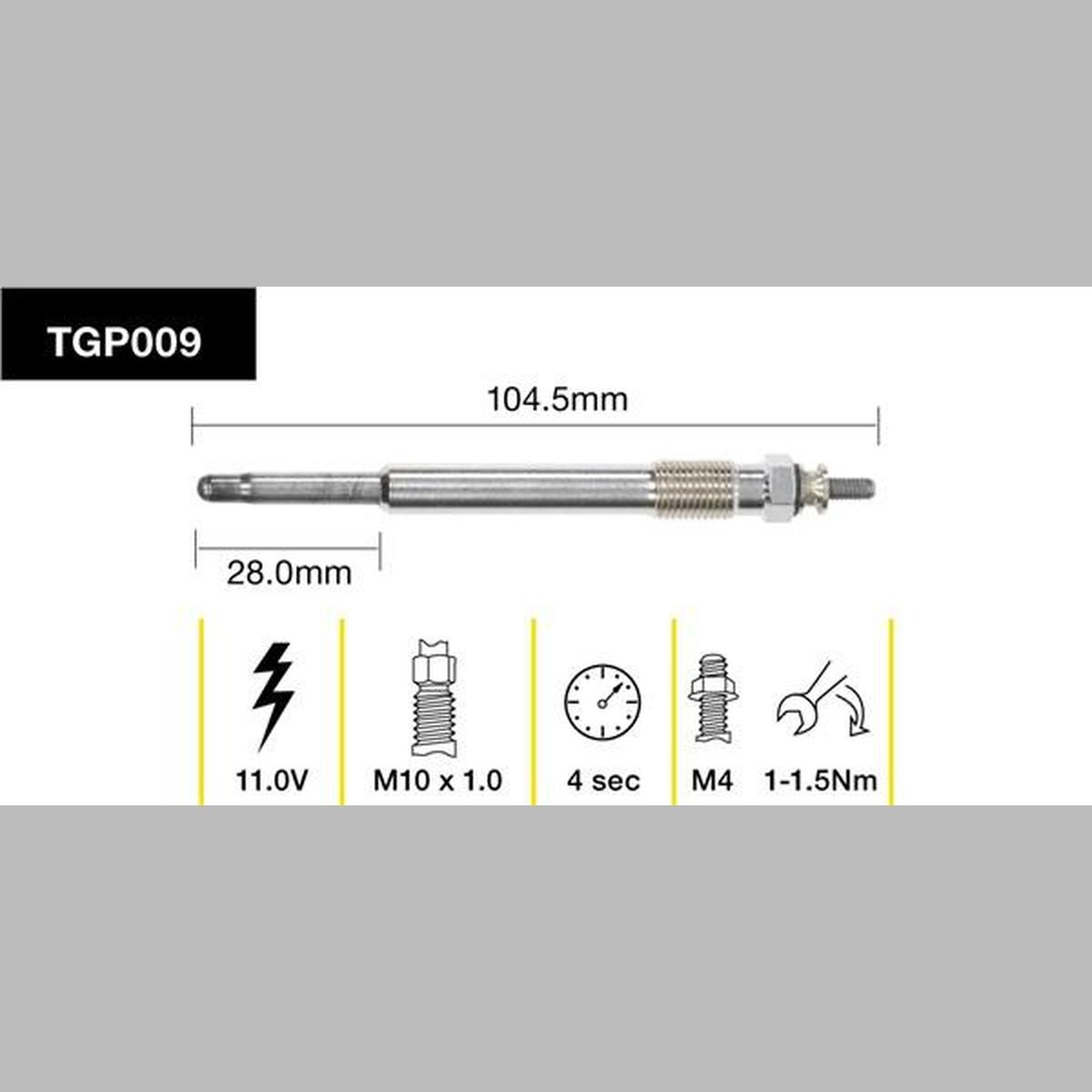 Tridon Glow Plug TGP009