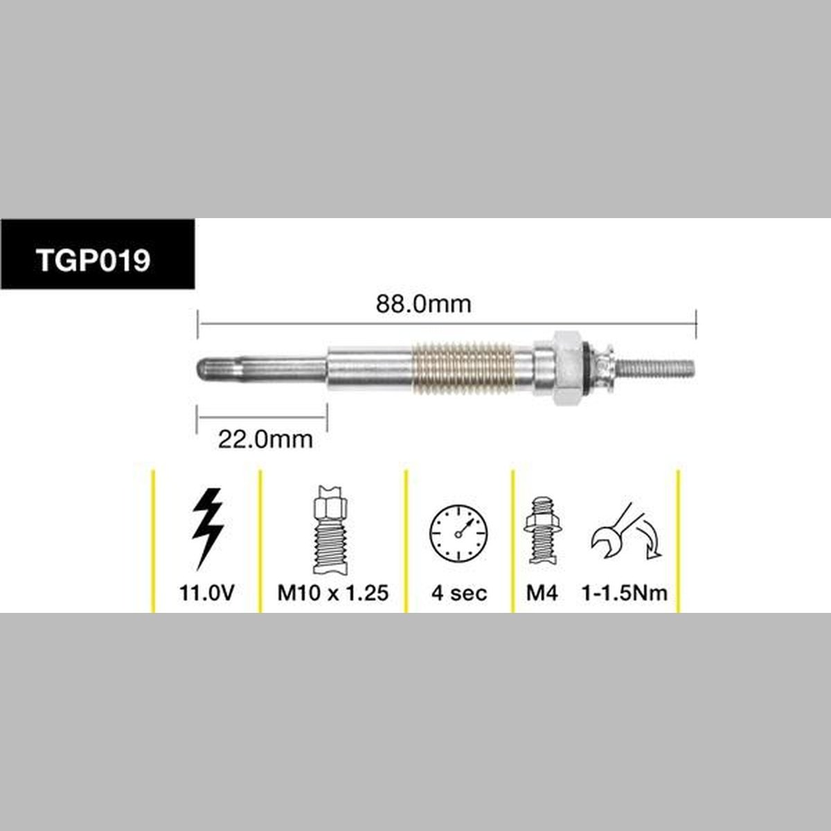 Tridon Glow Plug TGP019