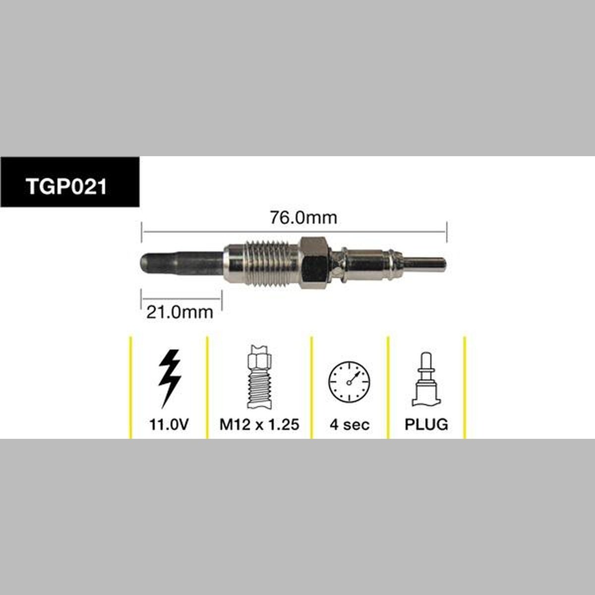 Tridon Glow Plug TGP021