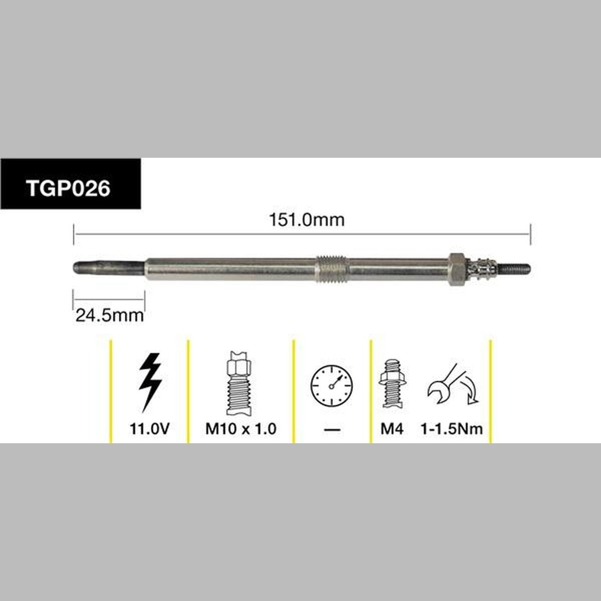 Tridon Glow Plug TGP026
