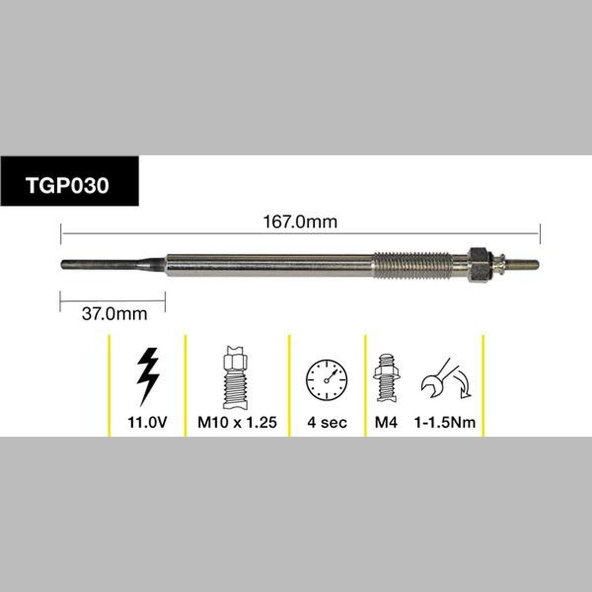 Tridon Glow Plug TGP030