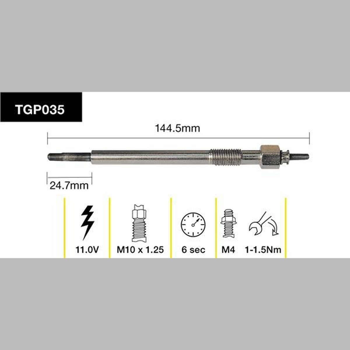 Tridon Glow Plug TGP035