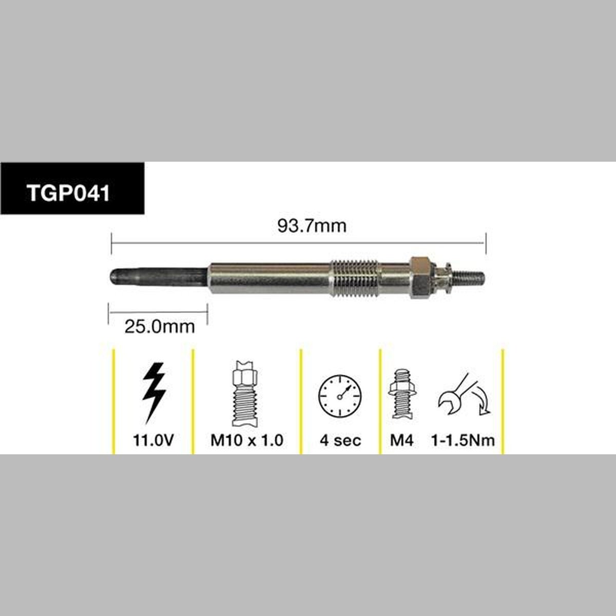 Tridon Glow Plug TGP041