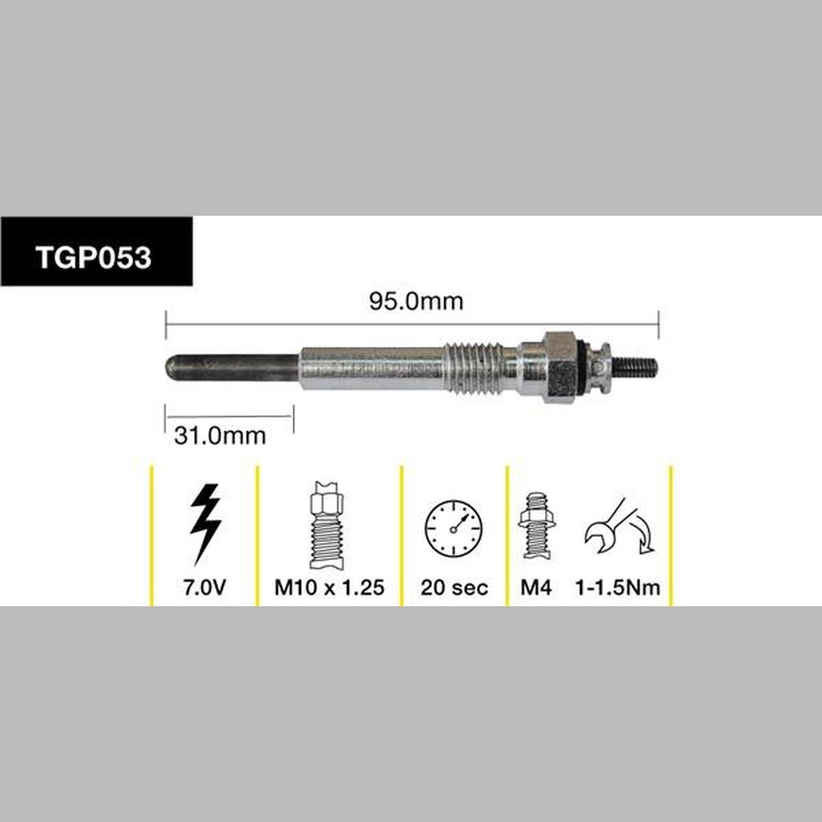 Tridon Glow Plug TGP053