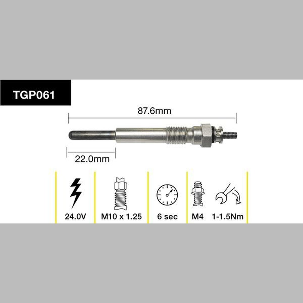 Tridon Glow Plug TGP061