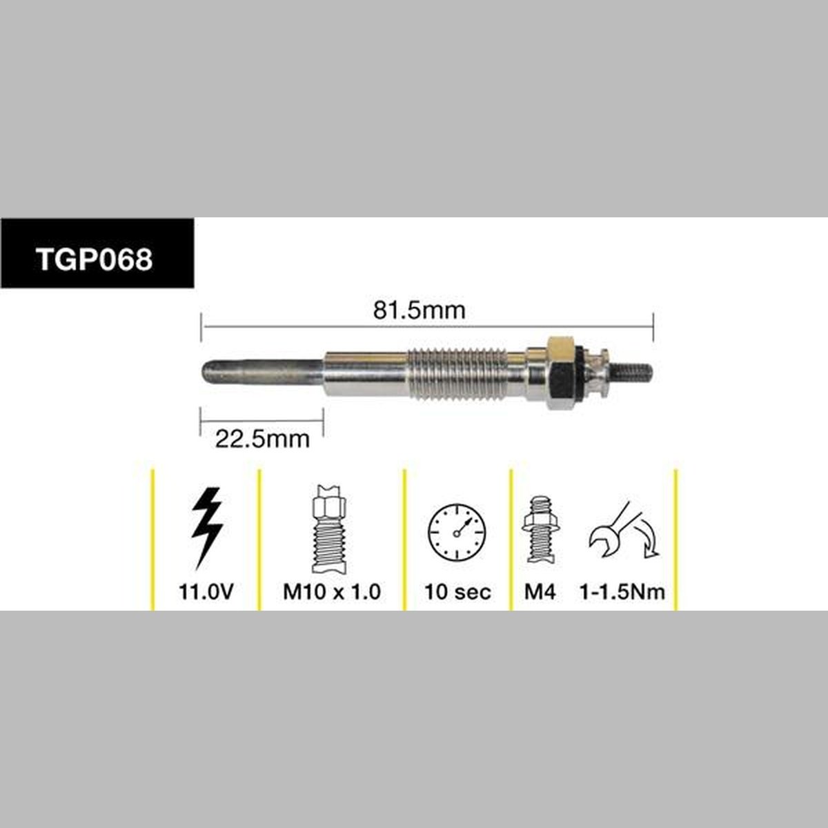 Tridon Glow Plug TGP068