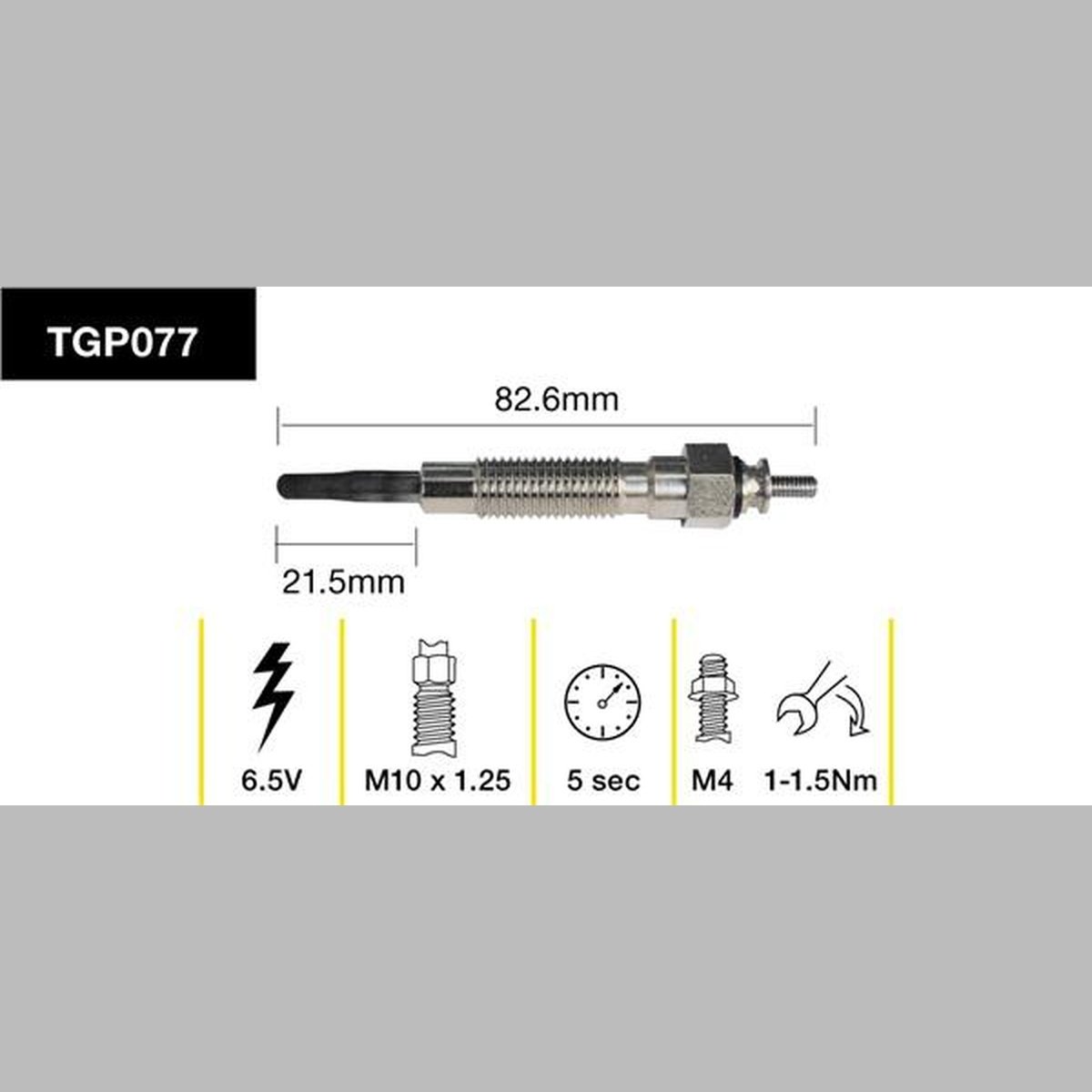 Tridon Glow Plug TGP077