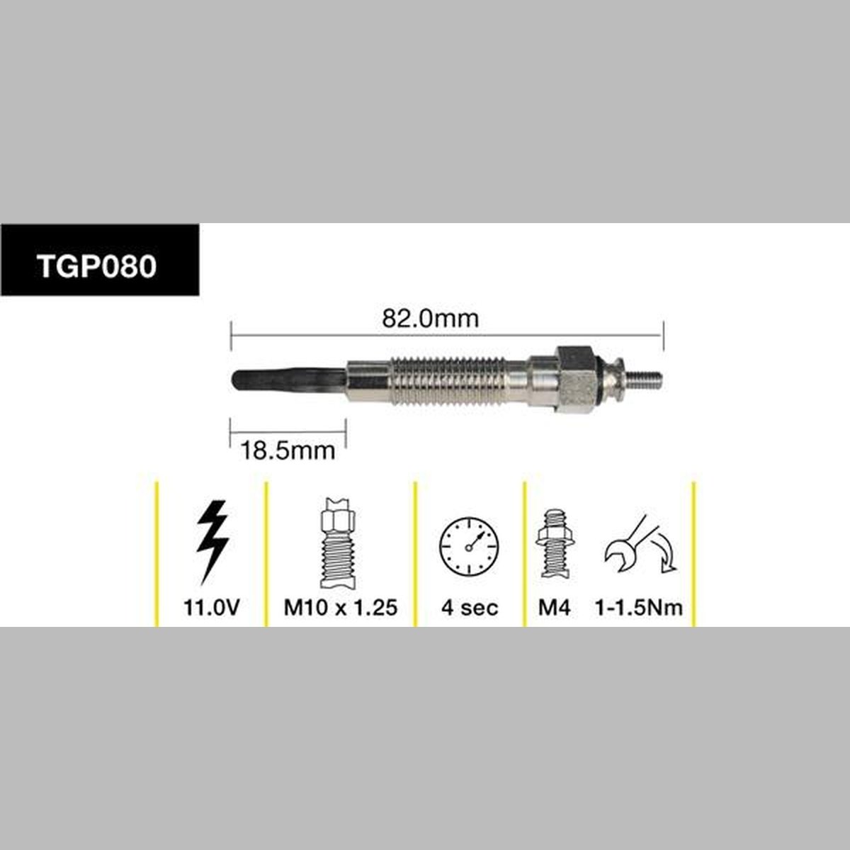 Tridon Glow Plug TGP080