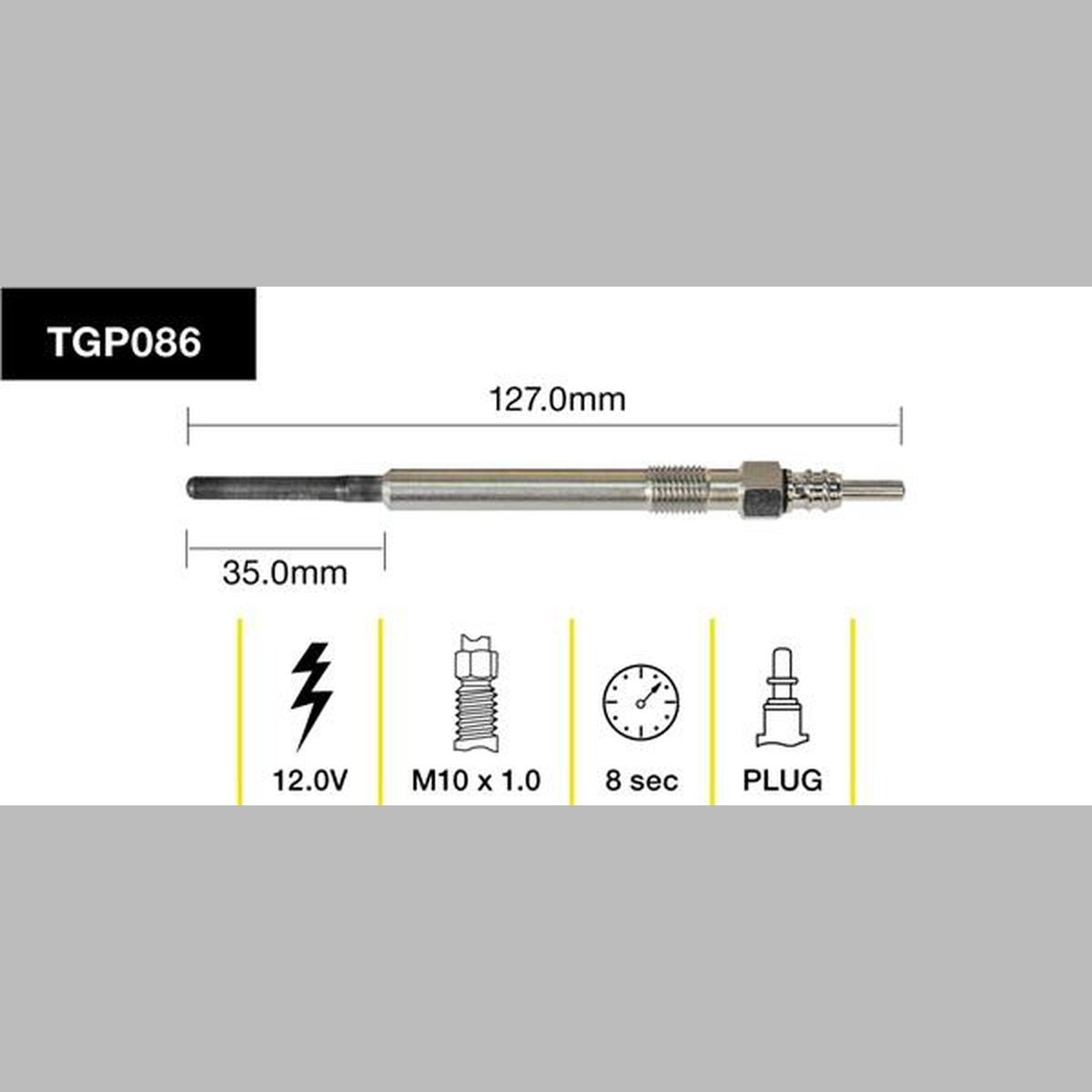 Tridon Glow Plug TGP086
