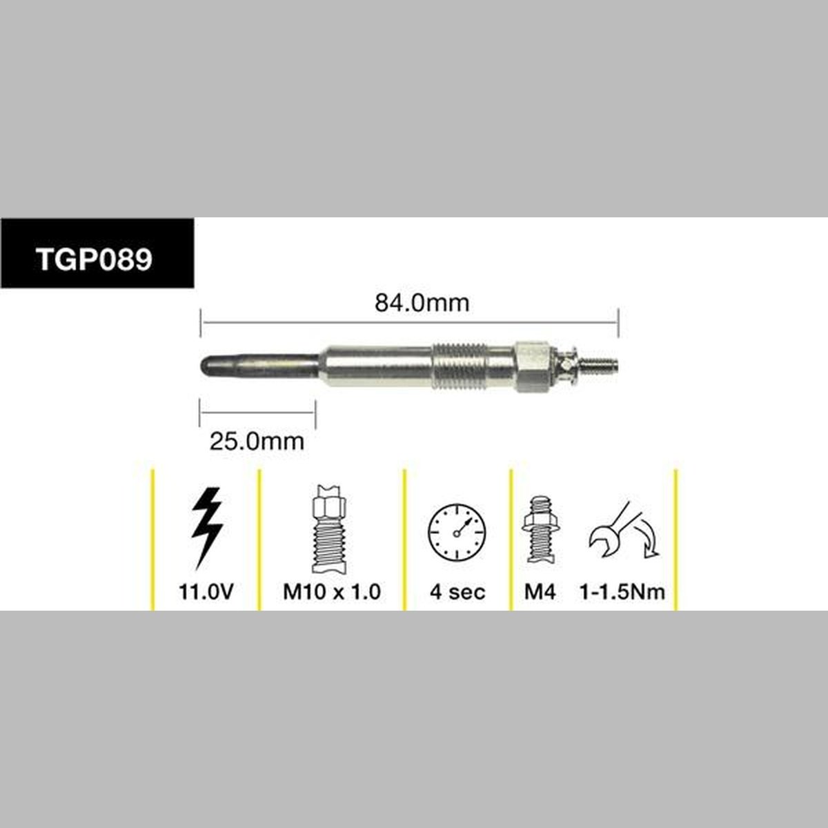 Tridon Glow Plug TGP089