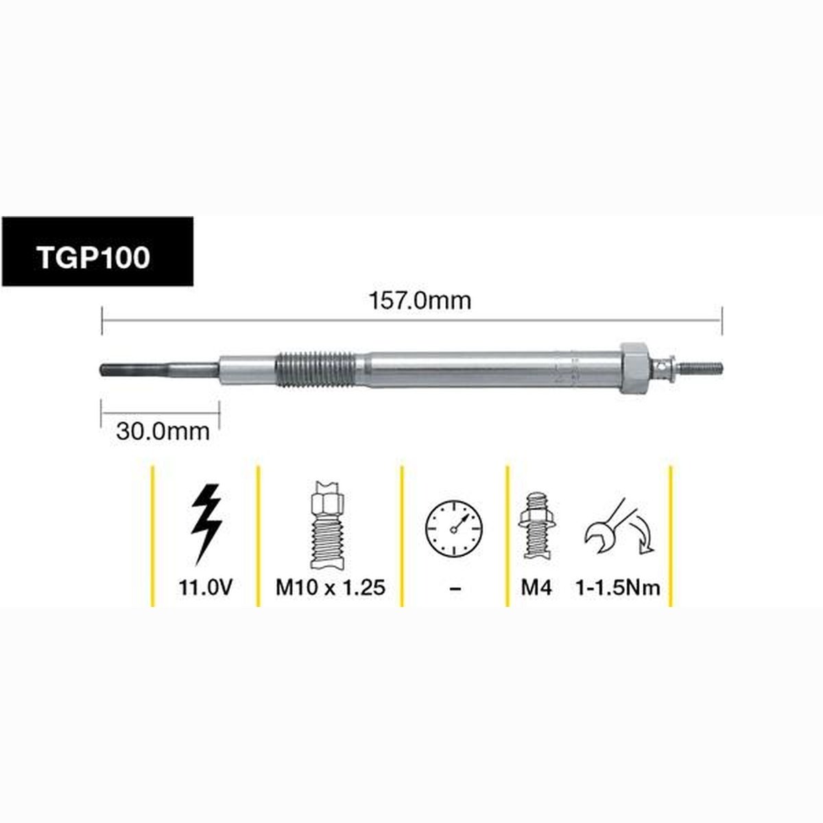 Tridon Glow Plug TGP100